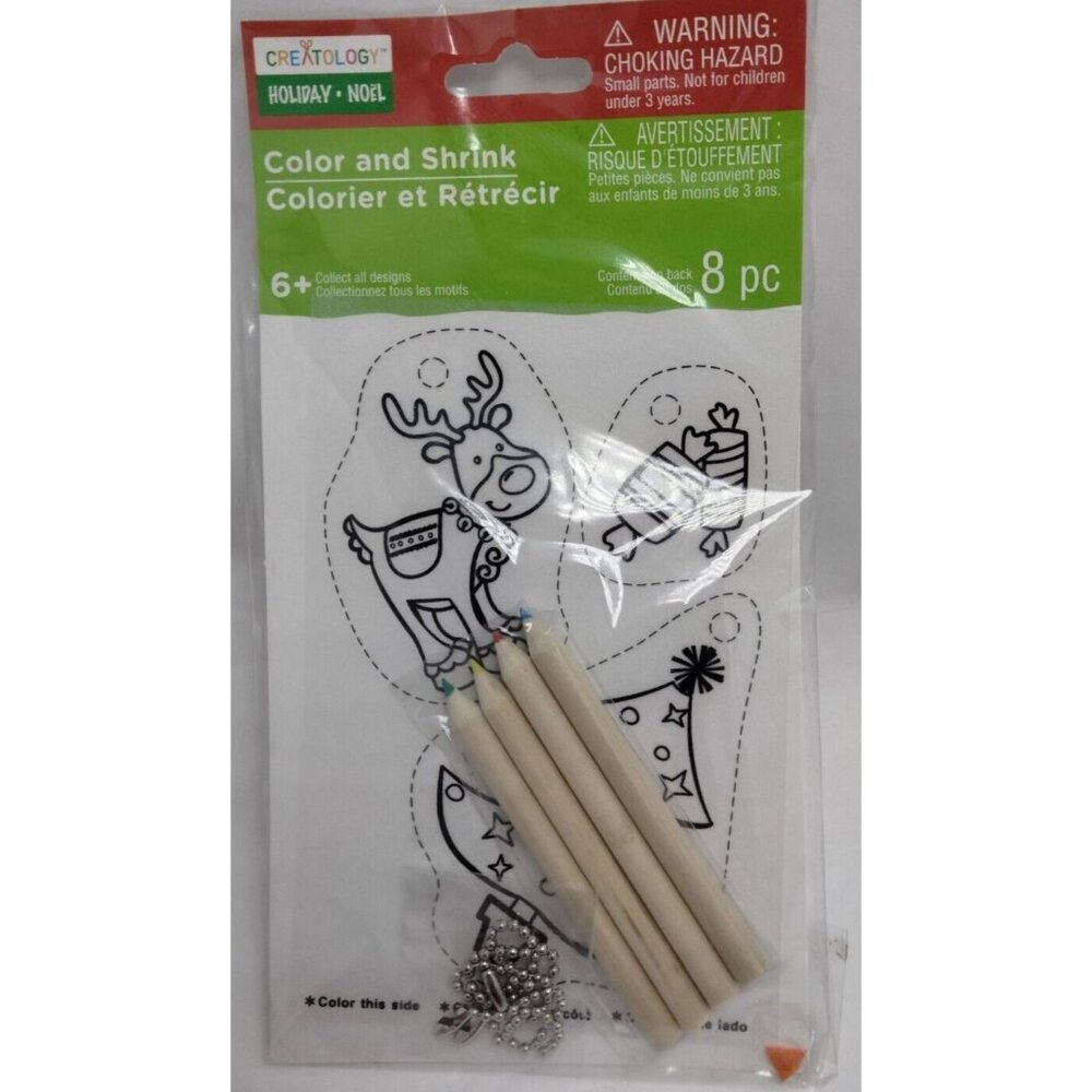 Creatology Color and Shrink Christmas Reindeer Christmas Tree Candy